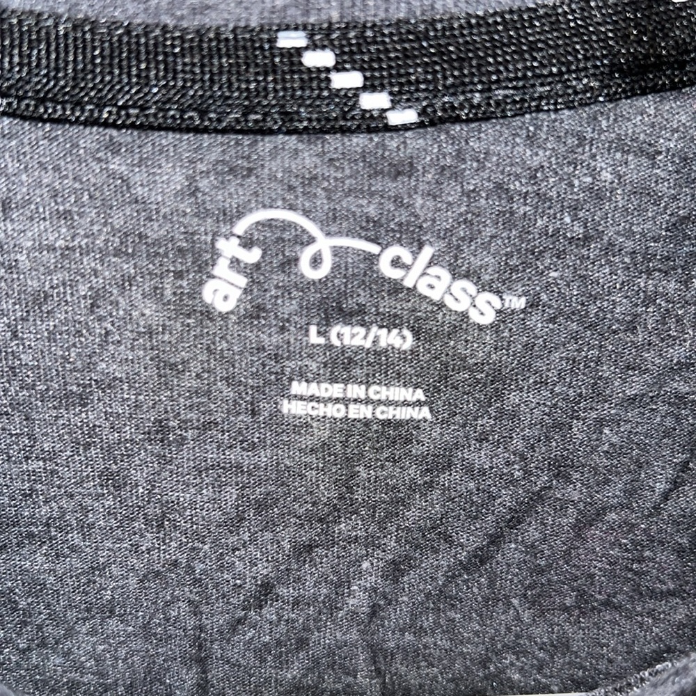 Dark Grey w/Some Purple Youth Sz Large (12/14) Graphic Tee by Art Class - Picture 3 of 6